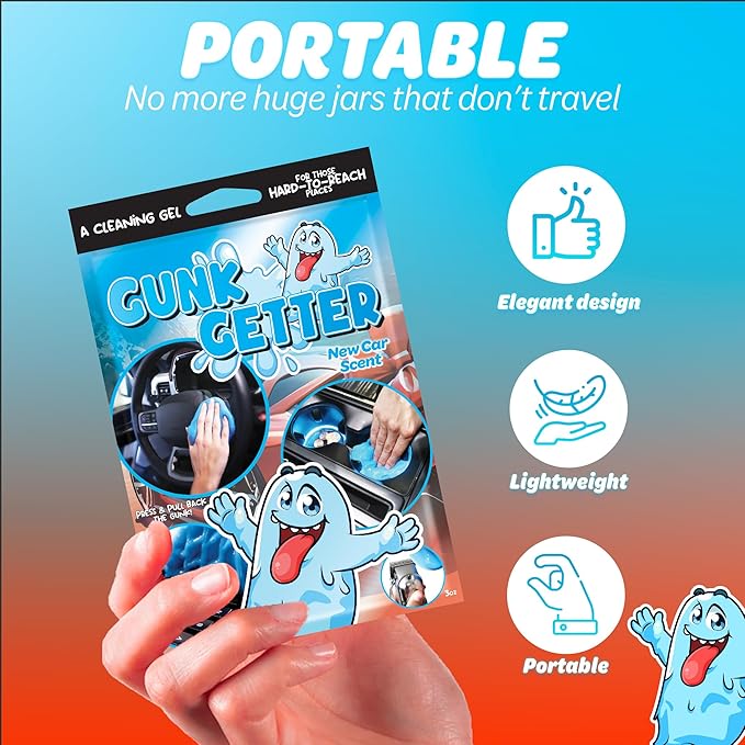Cleaning Gel for Those Hard to Reach Places, Automotive Cup Holder Electronic Keyboard Office, Slime Gel Cleaner Dust Crumb R