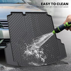 LASFIT Trunk Mat for Volkswagen Jetta 2011-2018, Custom Fit All-Weather TPE Rubber Cargo Mat for VW Jetta Accessories Trunk Liner Cargo Liner, Waterproof, Easy to Clean, Black