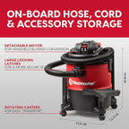 Vacmaster Wet/Dry Vacuum with Detachable Blower 6 Gallon 5 Peak HP-VBVB611PF 1101