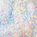 Hilarious Rainbow Window Privacy Film Glass Door Privacy Film Static Cling Tint Frosted 3D Decorative Window Film Sticker Privacy Decals Non-Adhesive Removable Stained Glass Film(39.4'' x 118'')