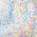 Hilarious Rainbow Window Privacy Film Glass Door Privacy Film Static Cling Tint Frosted 3D Decorative Window Film Sticker Privacy Decals Non-Adhesive Removable Stained Glass Film(39.4'' x 118'')