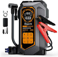Jump Starter with Air Compressor, Car Jumper Starter Portable 6000A, 150PSI Tire Inflator/Air Pump, LED Flashlight for