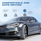 Snow Socks for Tires, Winter Traction Alternative to Snow Chains, Emergency Anti-Slip Tire Covers for Cars/SUVs/Trucks, Reusa