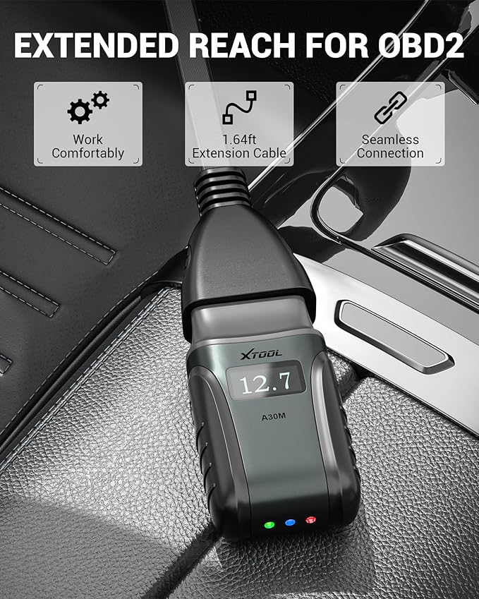 XTOOL Anyscan A30M OBD2 Scanner Kit, 2026 Wireless Bidirectional Scan Tool with Free Updates, 26 Resets, Live Data, All System