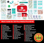 Protect Life Survival First Aid Kit for Home/Business, Camping Survival Kits | Mini Travel First Aid Kit | Camping Equipment 