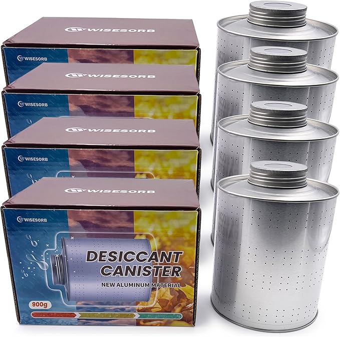 900 Gram 4 Pack Dehumidifiers for Home, Rechargeable Gun Safe Dehumidifier, Gun Safe Accessories 2 LBS Dehumidifier for Basem