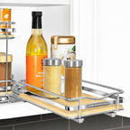 LYNK PROFESSIONAL® Élite™ Pull Out Spice Organization for Cabinets - 6-3/8 inch Wide – Spice Rack for Inside Cabinets – Wood/