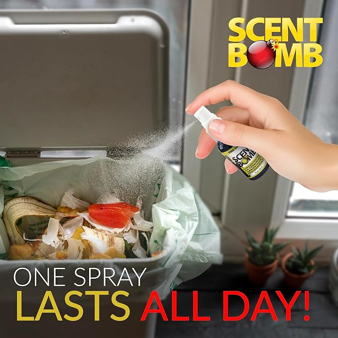 Scent Bomb Air Freshener Spray, Long-Lasting Odor Eliminator - Effective Deodorizer for Home & Car, Fresh Room Spray for Kitc