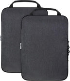 Compression Packing Cubes for Travel Accessories, 2 Set Compression Bags Travel Cubes for Packing Suitcase Luggage Organizer 