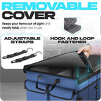 FORTEM Trunk Organizer with Cooler For SUV Car Trunk, Foldable Storage, Car Accessories for Women Men, Collapsible Bag, Perfect