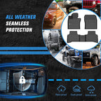 Nilight TPE Floor Mats for Toyota Prius Prime (PHEV) 2023 2024 2025 2026,All Weather Custom Fit Heavy Duty Floor Liners