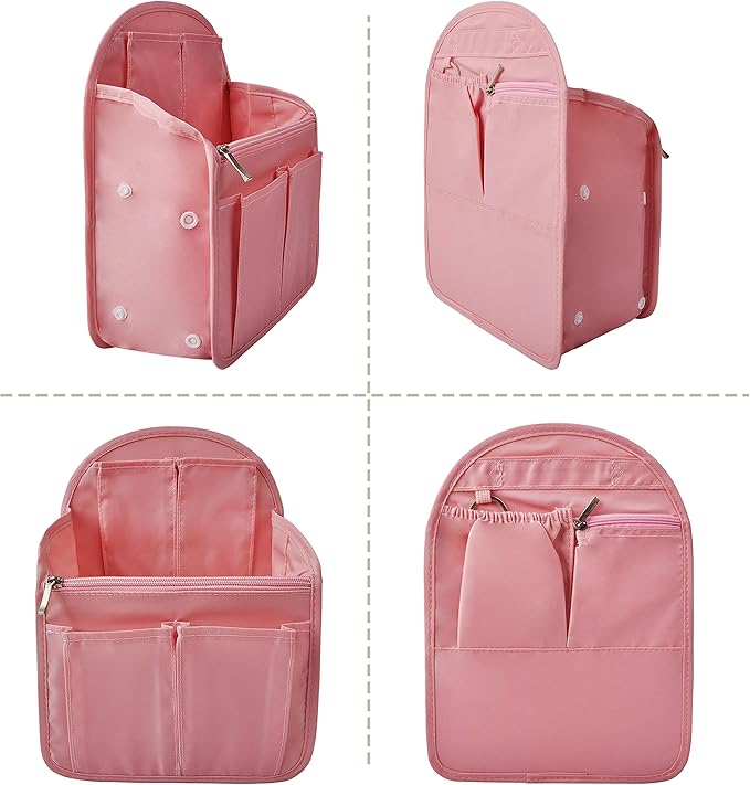 Vercord Backpack Organizer Insert Liner Hanging Travel Bag in Bag with Many Pockets