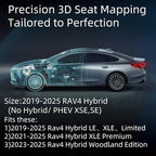 EKR Rav4 Seat Covers Custom Fit for Toyota Rav4 (Hybrid) SE/XSE & (PHEV) GR Sport 2026, Car Seat Cover Full Set for SUV,Facto