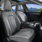 Coverado Leather Seat Covers, Car Seat Covers Full Set, Waterproof Faux Leather Seat Cover, Car Seat Protectors 5 Seats, Auto