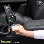 Cup Holder Phone Holder Mount for Car - Universal Adjustable Expander Cradle Hands-Free Driving - Compatible with All Smartphones Car Mount for iPhone Samsung Google Android Mobile Black 2-Pack