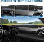 FIILINES Dash Cover for Toyota GR86/Subaru BRZ 2022-2026, Dashboard Mat Cover Accessories Sunshade Nonslip Mesh Protector No 