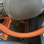 MEWANT Hand Sewn Steering Wheel Cover for Toyota Camry 2018-2019/Toyota Avalon 2019/Toyota Corolla 2019-2020/Toyota RAV4 2019 Steering Wheel Accessories