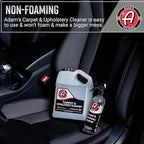 Adam's Polishes Carpet & Upholstery Cleaner - Powerful Carpet Cleaner For Auto Detailing | Cloth, Upholstery & Fabric Car Int