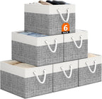 StorageTastic Storage Bin,Collapsible Storage Basket For Organizing,Large Storage Boxes With Rope Handles,Storage Containers,