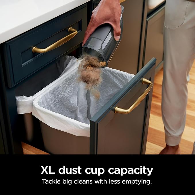 Shark Cyclone PET Handheld Vacuum with, HyperVelocity Suction, Powerful Pet Hair Pickup, Lightweight, XL Dust Cup, Including 