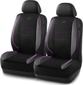Skechers Air-Cooled Memory Foam Seat Covers,Mesh Thick Car Seat Covers,Piping Leather Car Seat Covers Front Seats,Airbag Comp