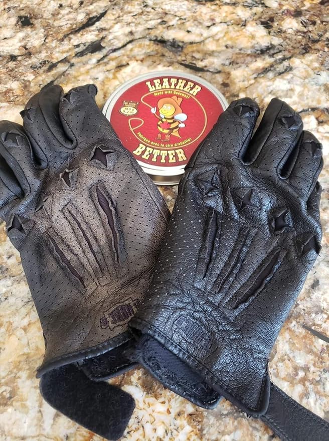 Leather Better Natural Leather Furniture Conditioner - for Boots, Shoes, Purses, Car Seats, Jackets, and Couches/Restore Mois