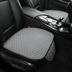 West Llama Linen Car Seat Covers,Bottom Seat Covers for Cars Include 2 Piece Front Driver Seat Pad Mat Universal Fits 90% Veh