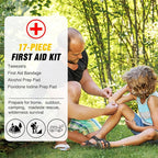 Nilight Car Emergency Kit with Jumper Cable Air Compressor Tire Repair Essential Tools First Aid Alligator Connector Electric