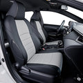 HKZ Fit RAV4 Car Seat Cover Set for 2013 2014 2015 2016 2017 2018 Toyota RAV4 Limited XLE SE Platinum Adventure-Leather(Black
