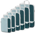 Percover Compression Packing Cubes 6-Piece Set, Packing Cubes Compression for Travel with Multi-Size Organization, Travel Org