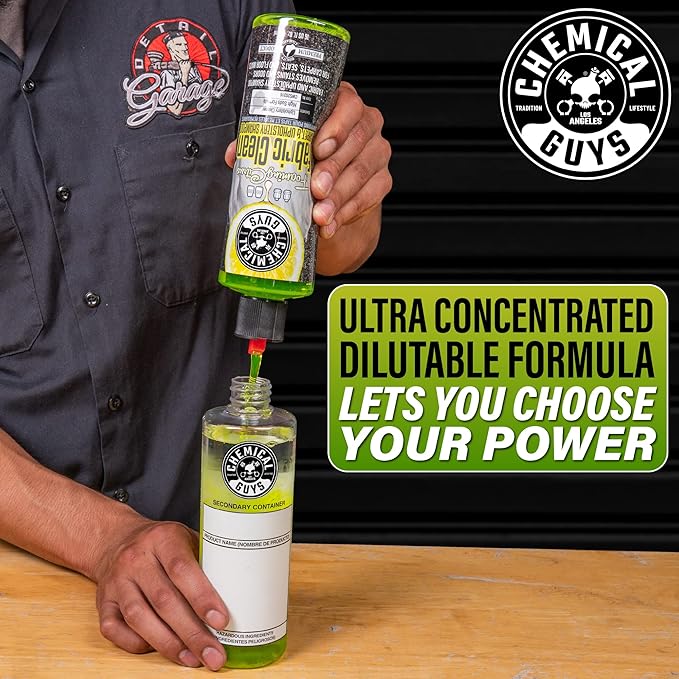 Chemical Guys CWS203 Foaming Citrus Fabric Clean Carpet & Upholstery Cleaner (Car Carpets, Seats & Floor Mats), Safe for Cars