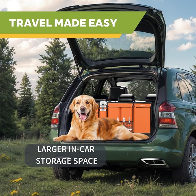 Backseat Hanging Trunk Organizer for SUVs, Cars, Trucks & MPVs | Multi-Pocket Storage with Anti-Slip Straps | Space-Saving Auto
