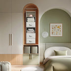 Vailando 6-Shelf Hanging Closet Organizer with 3 Drawers, 2 Separable 3-Shelf Closet Organizers and Storage for Wardrobe Orga