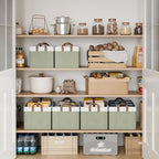 StorageWorks Storage Bins, Fabric Storage Bins for Shelves, Extra Large Storage Baskets with Metal Frame, Closet Baskets and 