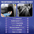 2 Pack Kick Mats Back Seat Protector - Backseat Car Organizer for Kids, Car Storage Organizer, Back Seat Cars Organizers, Cars Organizers Backs Seats, Travel Accessories, No Pockets
