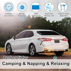 TINGLU Window Shades for Toyota Camry 2018-2024 Accessories Car Side Full Windows Rear Triangular Windshield Sun Shade Sun UV Rays & Privacy Protection for Camping,Napping,and Relaxing 6PCS