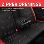 Car Seat Covers Full Set,Leather Seat Covers,Breathable and Sporty Car Seat Cover,Universal Fit Anti-Slip Seat Covers for SUV