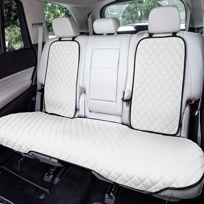 FH Group Car Seat Cushion Neosupreme Automotive Seat Cushions - Universal Fit, Rear Car Seat Cushion, Car Seat Cushions with 