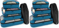 Shacke Premium 10 Packing Cubes Set - Lightweight Mesh Travel Luggage Organizers with Laundry Bag, 5-Piece Suitcase Storage S