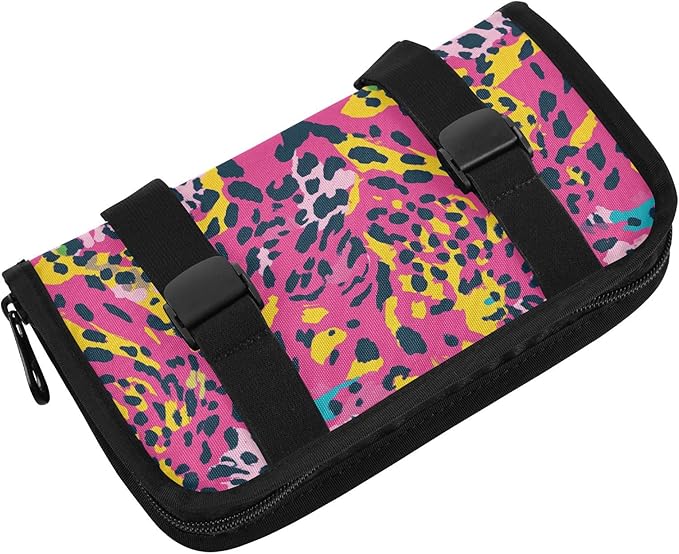 Car Tissue Holder Car Visor Organizer Tissue Box Holder for Car Sun Visor Organizer with Car Vehicle Accessories Essentials Interior for Women Men Colorful Leopard Print Pink