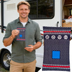 Dehumidifier Bags | Color Indicating Vehicle Humidity Pack,Reusable Leakproof Car Humidity Absorber,for Truck RV Home