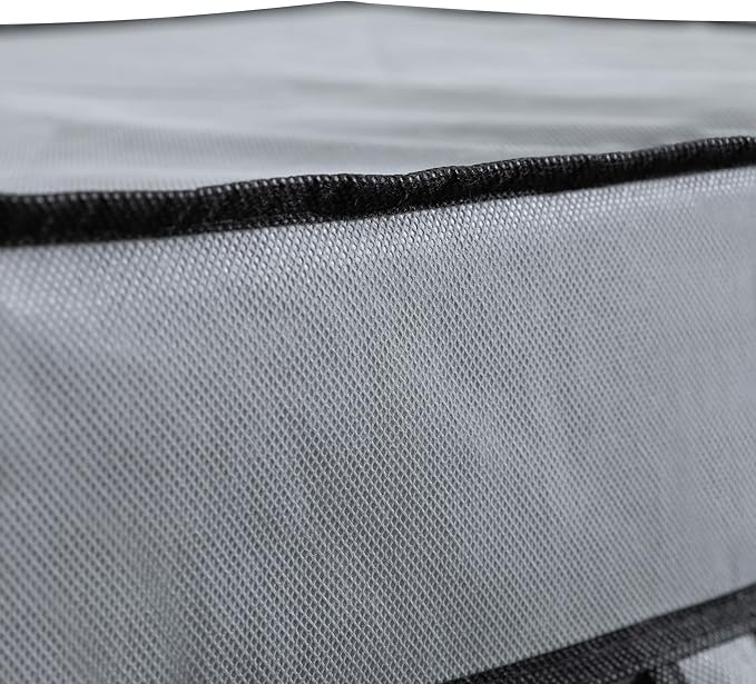axentia Mobile Cabinet, Black/Grey, approx. 60 x 148 x 45 cm 132891