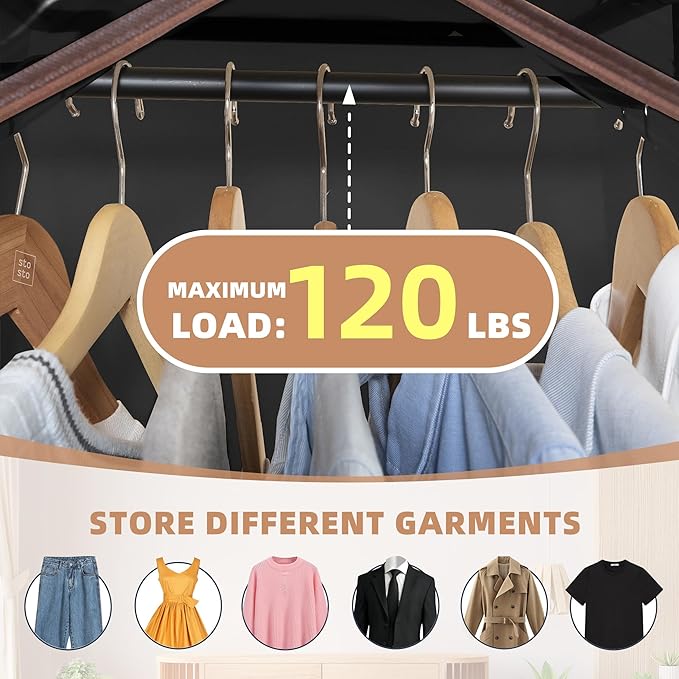 STORAGE MANIAC 2-Pack Hanging Garment Bag Zipper Cover with Sealed Clear Window, Long Garment Cover for Closet Storage Wardro