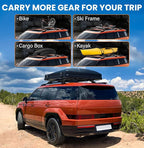 300lbs Lockable Roof Rack Cross Bars Compatible with 2024 2025 2026 Hyundai Santa Fe & Santa Fe Hybrid with Raised Side Rails (Not for SE), Aluminum Heavy Duty Crossbar Luggage Accessories