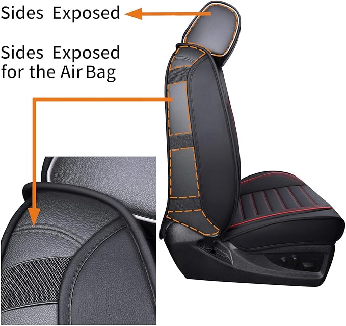YIERTAI Compatible with Chevy Chevrolet Silverado GMC Sierra Seat Covers for 2007-2025 2026 1500/2500/3500HD Crew Double Cab 
