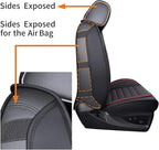 YIERTAI Compatible with Chevy Chevrolet Silverado GMC Sierra Seat Covers for 2007-2025 2026 1500/2500/3500HD Crew Double Cab 