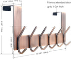 WEBI Over The Door Hooks for Hanging,Door Hanger,Over The Door Towel Rack,Over Door Coat Rack for Hanging Clothes,Towels,Anti