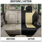 FH Group Automotive Car Seat Covers Rear Set Premium 3D Air Mesh Seat Covers, Airbag Compatible and Split Bench Cover Univers