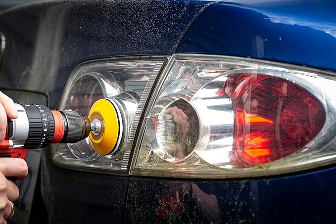 Glass Polish DIY Headlights Restoration and Polishing Kit – Permanent Headlight & Tail-Light Restoration, Restores As-New Con