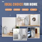 Caroeas 125L Laundry Basket,Large Laundry Hamper, Laundry Bag with Padded Handles, Clothes Hamper Stands Up Well, Collapsible